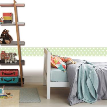 Imagem de Adesivo Faixa De Parede Infantil Poá Np386