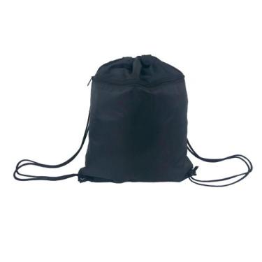 Imagem de Bolsa sacochila saco costa saquinho esportivo cordao mochila academia 
