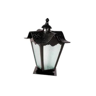 Imagem de Luminária Colonial para Muro Madri em Alumínio e Vidro - Luminárias N.