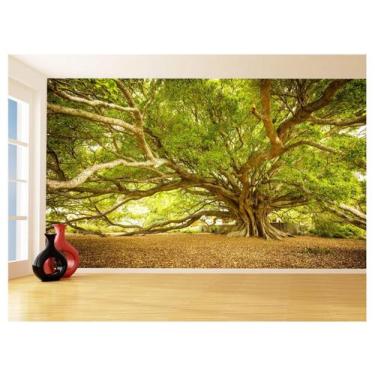 Imagem de Papel De Parede Floresta Árvore Gigante Folha 3,5M Xna236 - Você Decor
