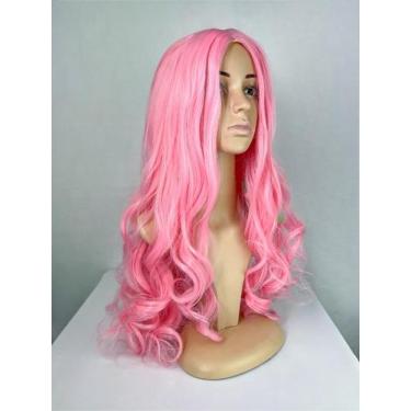 Imagem de Peruca Ondulada Rosa Claro - Central Hair