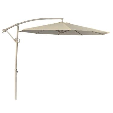 Imagem de Ombrelone Lateral Tahiti Bahamas Fratini 300 cm (largura) sem Base em Alumínio Capa Poliéster Fendi