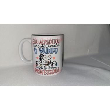 Imagem de Caneca porcelana personalizadas - Lorenzi Artesanato , Rosa