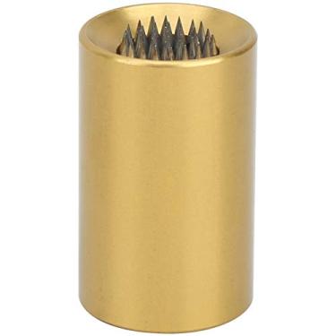 Imagem de 2 em 1 bilhar Dica Tip Shaper Scuffer Tool de alta qualidade Piscina de alumínio Grinder de extremidade para jogadores profissionais e iniciantes de 30 mm duráveis ​​30 mm (Amarelo)