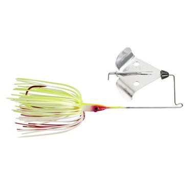 Imagem de Strike King (BBEB38-303) Isca de pesca Buzzbait Bleeding Elite, 303 - Sangramento Chartreuse/Branco, 10 g, lâmina com furos