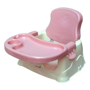 Imagem de Cadeira Alimentação Bebê Assento Para Refeição Portátil Cor Rosa - Imp