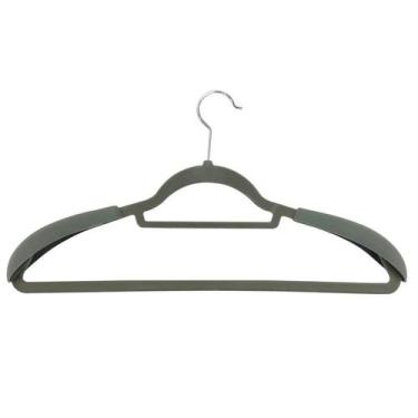 Imagem de Kit 2 pecas alargador ombro para cabide veludo 4,5x3,5cm - cleanhome, 