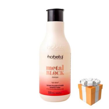 Imagem de Shampoo Pré Coloração Detox Metal Block Hobety 300ml - Hobety Profissi