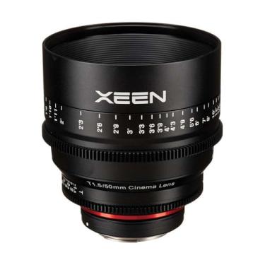 Imagem de Lente profissional para Cine Rokinon Xeen XN50-C 50 mm T1.5 para Canon EF, preta