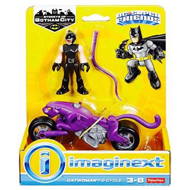Imagem de Imaginext, DC Super Friends, Streets of Gotham, Catwoman and Cycle