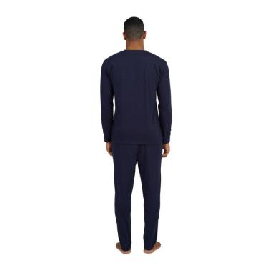 Imagem de Pijama Masculino Longo Malha Peletizada Xadrez 248132