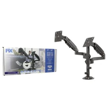 Imagem de Suporte Monitor Ajustavel 17Polegadas A 35Polegadas Com Pistão A Gas Duplo Px-h160