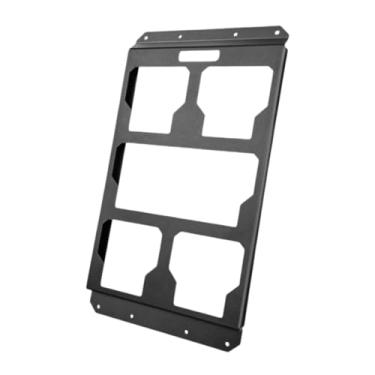 Imagem de predolo Base modular para armazenamento de ferramentas 38cm x 21cm, meia placa resistente para parede, piso, painel Molle