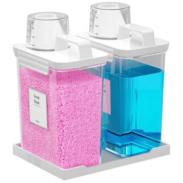 Imagem de Dispensador de detergente para roupa Hordely 1800mL, pacote com 2 band