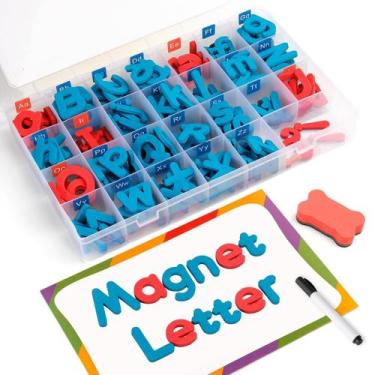 Imagem de Conjunto de brinquedos educativos Coogam Magnetic Letters 251 unidades