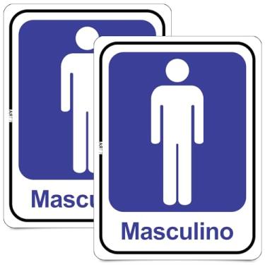 Imagem de Art7 Adesivos Placa para Banheiro Feminino, 15x20cm, PS 1mm, Branco e Vermelho, com Fita Dupla Face