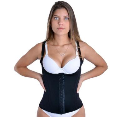 Imagem de Cinta Modeladora 12 Barbatanas Com Fecho Frontal E Alças Reguláveis Pr