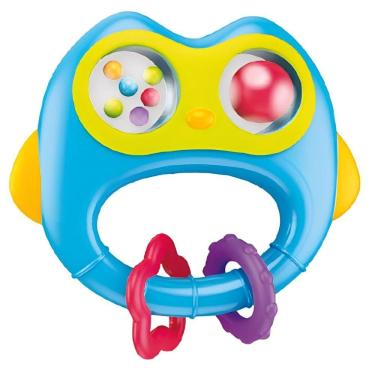Imagem de Chocalho Infantil My Baby Toy Owl Colorido 11011 - Pimpi