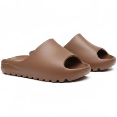 Imagem de Chinelo Nuvem Original Slide Retro 100% Eva Confortável Macio (MARROM, 33/34, BR, Adulto, Numérico, 33)