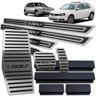 Imagem de Soleira Pedaleira Auto Descanso Golf 1999 A 2013 Preto AR