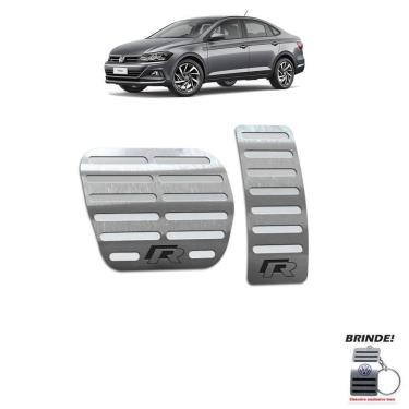 Imagem de Pedaleira Automático Gravação em Prata Virtus R-Line