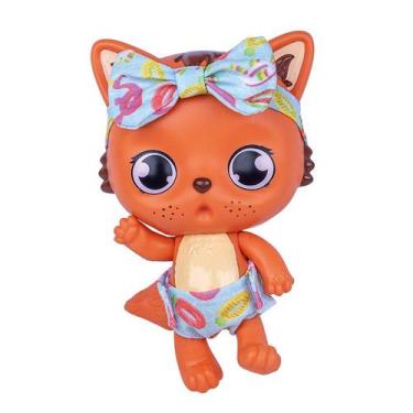 Imagem de Boneca Pet Love Babies Raposa Cor Surpresa - Cotiplás