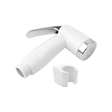 Imagem de Gatilho Ducha Higiênica ABS Branco com Acabamento Cromado