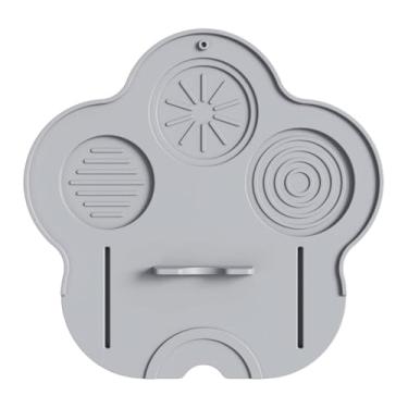 Imagem de Ioensy Tapete de compactação de café, tapete portátil para baristas, almofada de silicone para cantos, acessório para balcão de bar e loja de café expresso, Cinza