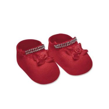 Imagem de Meias Sapatinho Para Recém Nascidos de Menina Selene