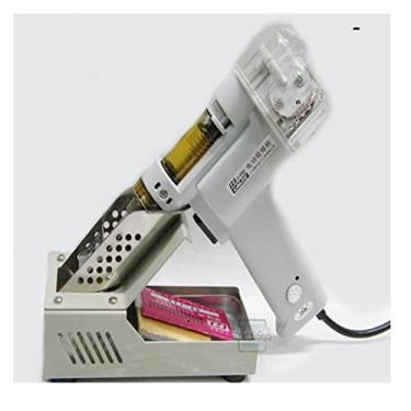 Imagem de Pistola de absorção elétrica de lata de sucção automática S-998P Pistola de dessoldagem elétrica de bomba dupla de vácuo elétrica 100W (cor: A, tamanho: tipo)