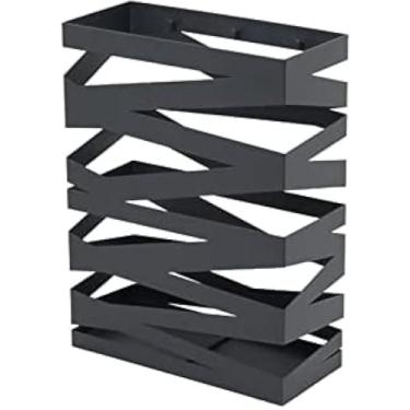 Imagem de Rack De Armazenamento De Guarda-chuva De Ferro, Rack De Armazenamento De Guarda-chuva De Grande Capacidade Preto/Branco, Rack De Armazenamento De Guarda-chuva Para Escritó, Black, 60 X 60CM