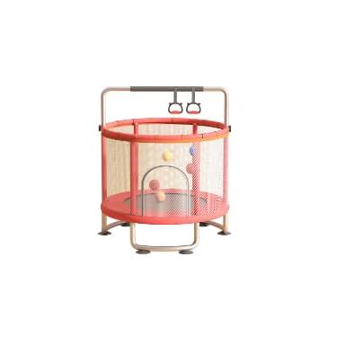 Imagem de Trampolim Infantil Suspenso 1,4m - Conjunto Completo Com Pequena Rede De Proteção, Ideal Para Quartos E Salas Pequenas(Vermelho)