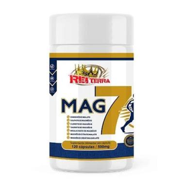 Imagem de Mag 7  Magnésio Malato, Cloreto, Citrato, Bisglicinato, Taurato, Creat