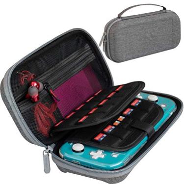 Imagem de ButterFox Slim Carrying Case for Nintendo Switch Lite with 19 Game and 2 Micro SD Card Holders, Storage for Switch Lite Accessories (Gray)