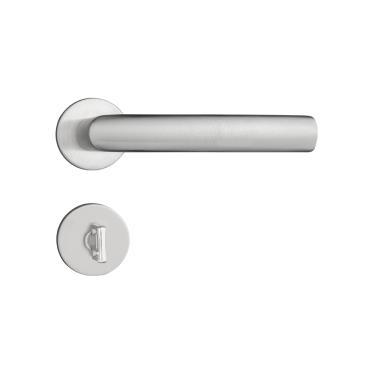 Imagem de Fechadura Luma Banheiro Roseta Redonda Escovada Pado