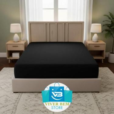 Imagem de Capa Protetor para Colchão com Zíper - Viver Bem Estar, Preto, Queen