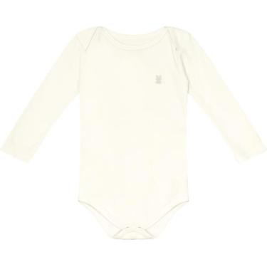 Imagem de Body manga longa suedine bebe menina prematuro 2914 - Kiko baby, Off w