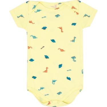 Imagem de Body manga curta bebe 13587 kiko e kika - Kiko baby, Amarelo, P