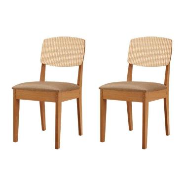 Imagem de Conjunto Com 2 Cadeiras MDF Copper Premium Turim 07/Naturale