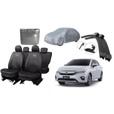 Imagem de Capa de couro +Capa de cobrir + Limpador de para - brisa -Honda city 19-24