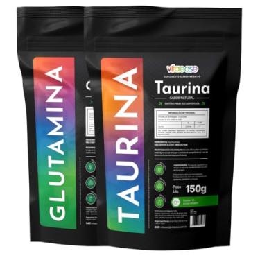 Imagem de vitaease - L-Taurina Em Pó + Glutamina Em Pó (150g, Sem sabor)