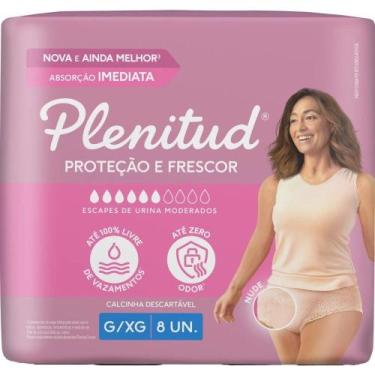 Imagem de Calcinha Absorvente Descartavel Feminina Vestir Incontinência Tam GXG 
