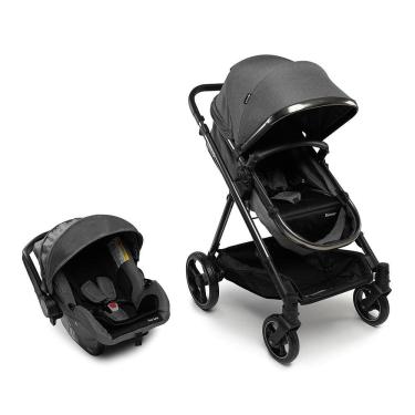 Imagem de Carrinho com Bebê Conforto Travel System Discover Duo Black Chrome - Safety 1st