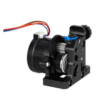 Imagem de Extrusora de engrenagem dupla HGX-LITE - Engrenagem de redução em aço endurecido e motor de alta velocidade para impressoras 3D CR10/CR10S/Ender3 V2/VORON(Black add Motor)