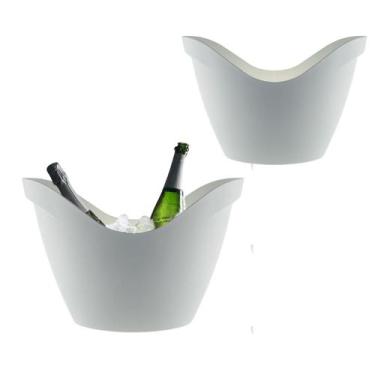 Imagem de Champanheira 8l Kit 2pçs Acrílico Resistente Várias Cores - NEOPLAS, B