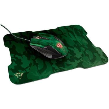 Imagem de Mouse Gamer Trust Óptico 3200DPI 6 Botões - GXT 781 Rixa com Mouse Pad-Unissex