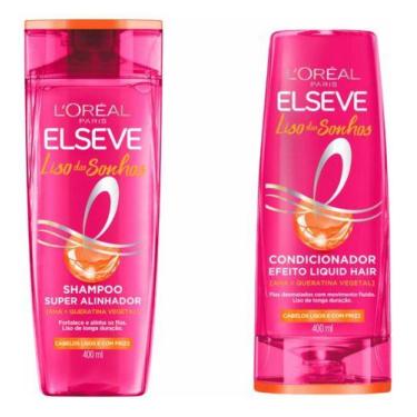Imagem de Kit Elseve Liso Dos Sonhos - Shampoo + Condicionador 400ml