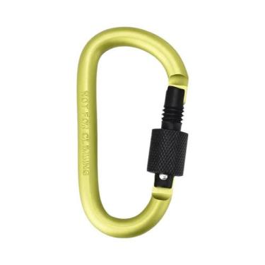 Imagem de 1 pçs mosquetão de alumínio d-ring chaveiro clipe snap gancho mosquetã