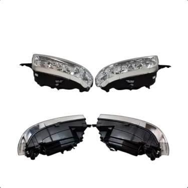 Imagem de Farol Fiat Ducato 2003 a 2006 Lado Direito Eletrico Com Moto