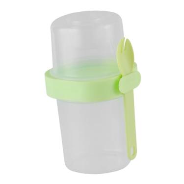 Imagem de Generic Recipiente do Copo da Salada das Frutas e Legumes, Copo Compacto do Abanador Salada Portátil Fácil de Limpar Resistente para Exterior (Verde)